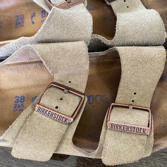 Birkenstock Shoes - Birkenstock Arizona Tobacco Leather Sandals Size 38.